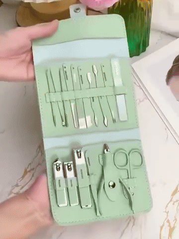 16 PCS Stainless Steel Manicure Pedicure Set
