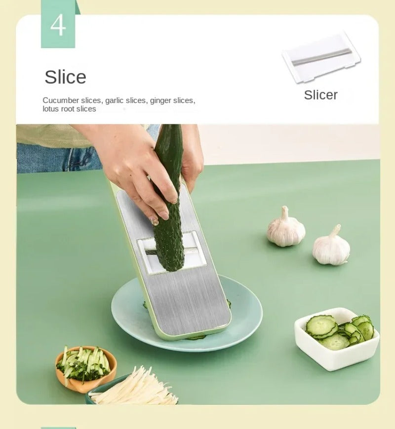 5 IN 1 Stainless Steel Vegetable Cutter