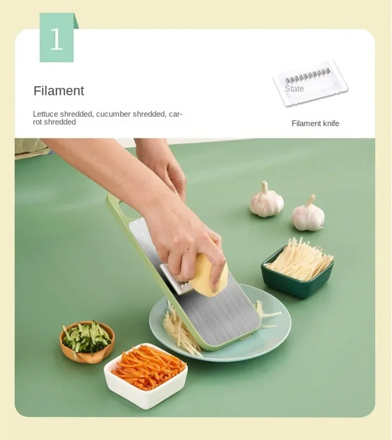 5 IN 1 Stainless Steel Vegetable Cutter
