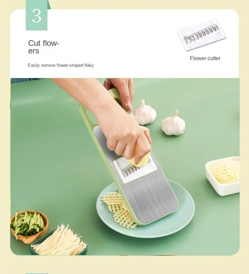 5 IN 1 Stainless Steel Vegetable Cutter